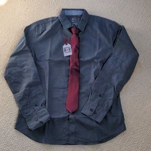 No Retreat Button Down and Tie Combo!